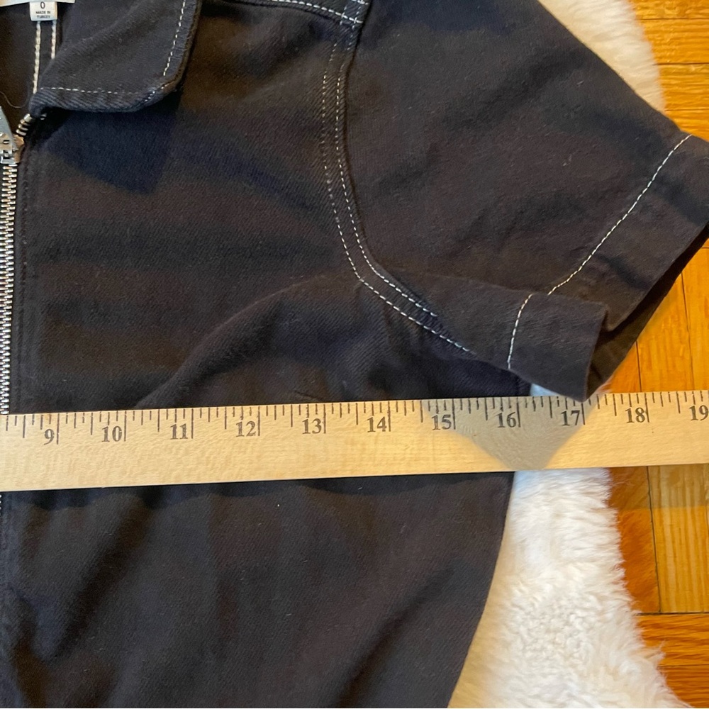 REFORMATION Cassidy Corduroy Jumpsuit Black - Picture 9 of 12